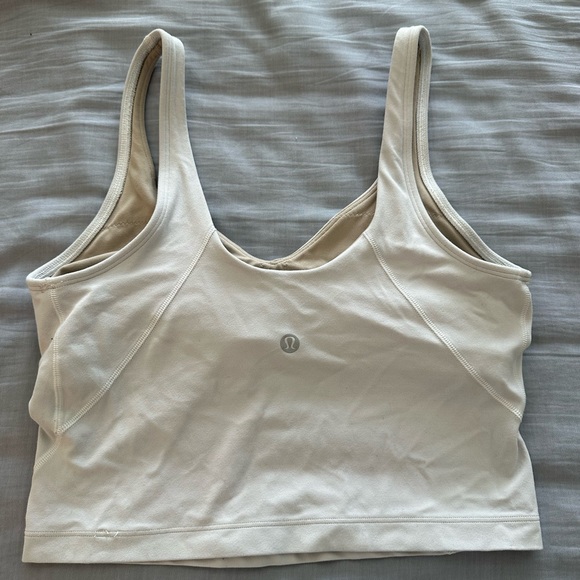 Lululemon white align tank size 8 - Picture 5 of 7